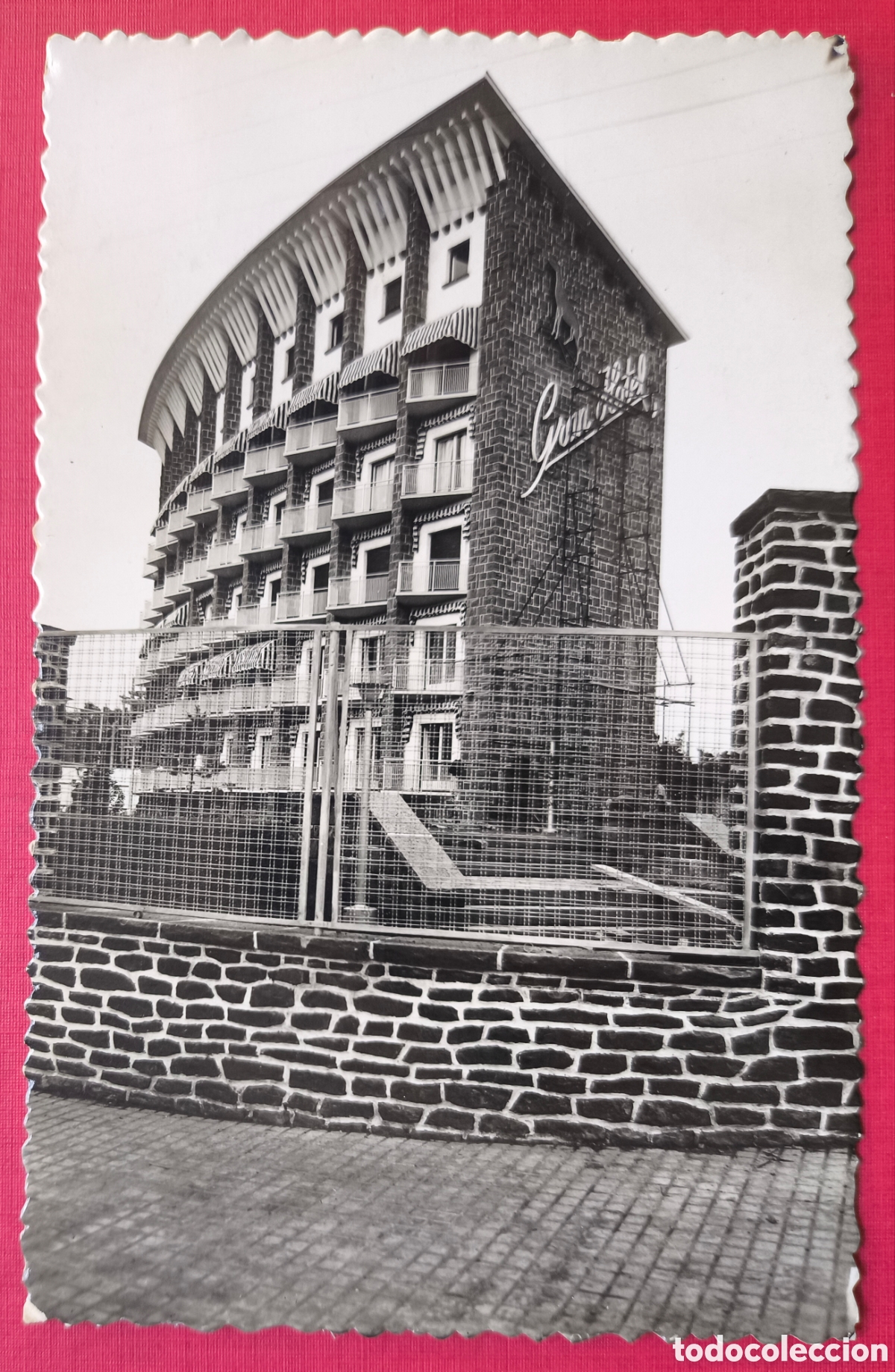 Postales: JACA GRAN HOTEL POSTAL FOTOGR&Aacute;FICA C. 1955