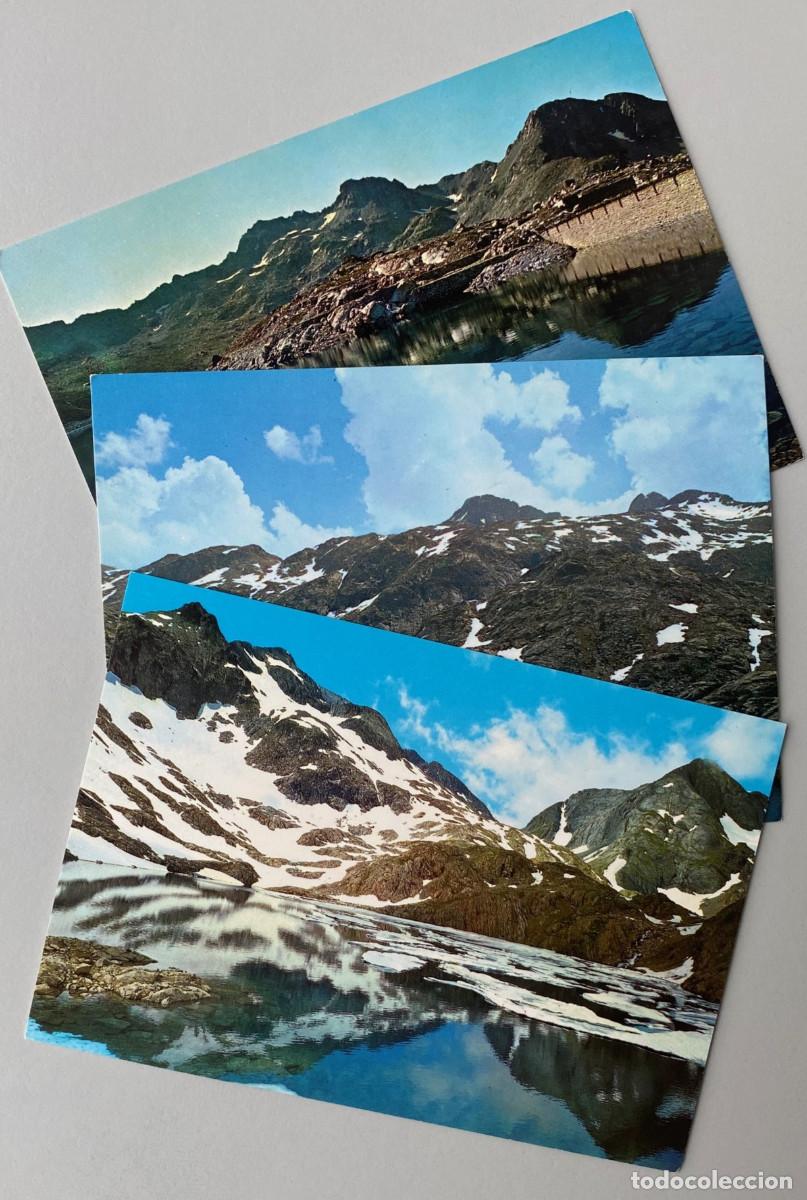 Postales: 3 postales de Panticosa (Brazatos, Bachima&ntilde;a, ibones Azules, Tebarray Infierno), Ed. Sicilia, 1970