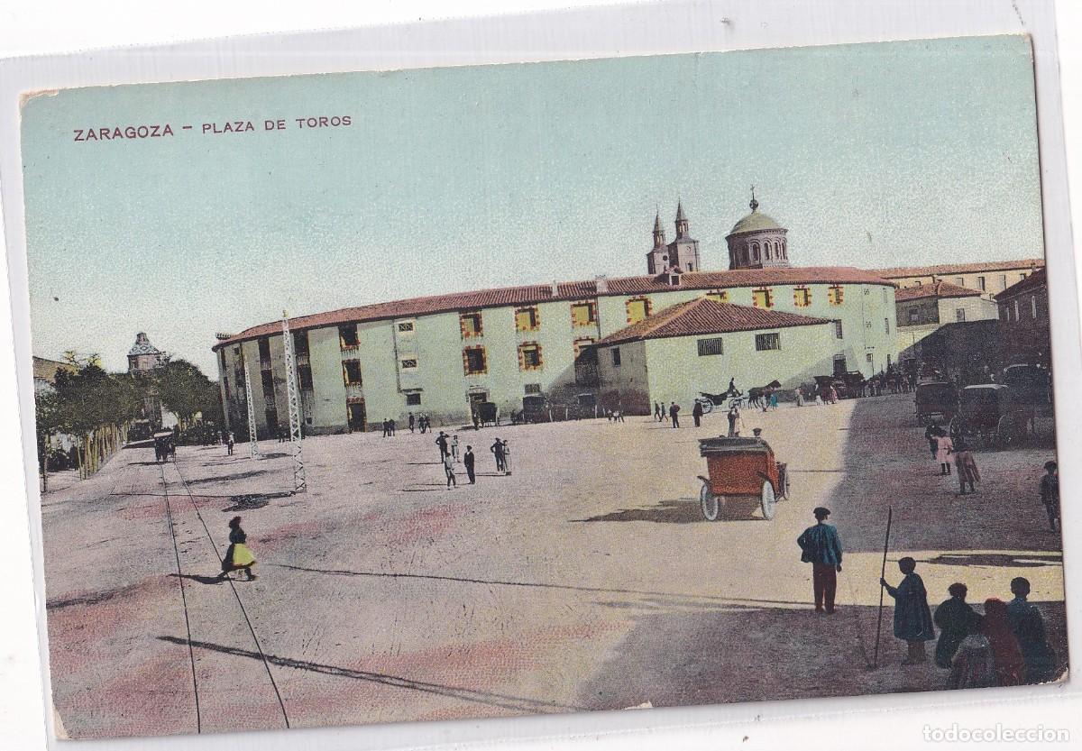 Postales: Zaragoza Plaza de toros. 16 Samsot y Misse Hermanos Sin circular.