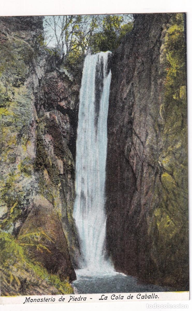 Postales: Monasterio de Piedra. La cola de caballo. Clich&eacute; M. Arribas. Sin circular Zaragoza.