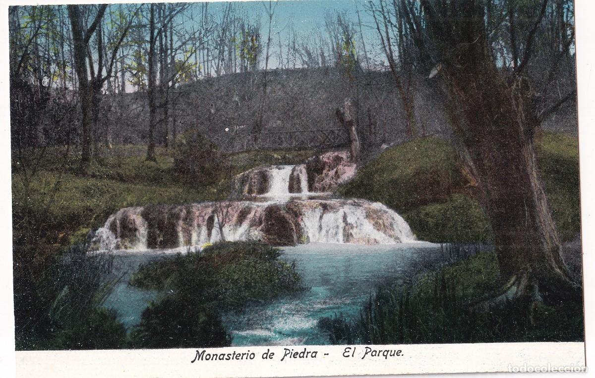 Postales: Monasterio de Piedra. El Parque . Clich&eacute; M. Arribas. Sin circular Zaragoza.