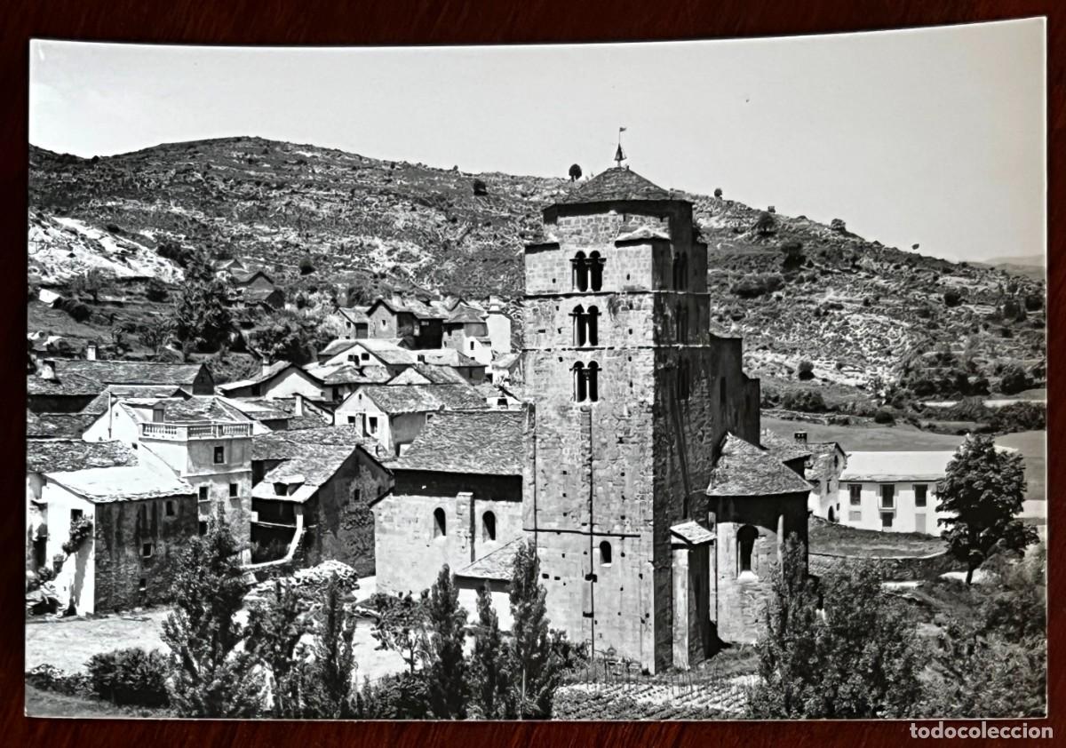 Postales: Iglesia de Santa Mar&iacute;a en la localidad de Santa Cruz de la Ser&oacute;s, ubicada en la provincia de Huesca,