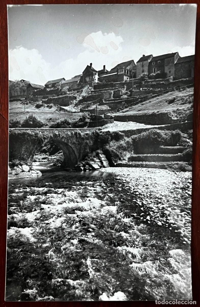 Postales: FOTO POSTAL DE ANSO, PIRINEOS ARAGONESES, PUENTE Y RIO VERAL ED. SICLIA 26, SIN CIRCULAR