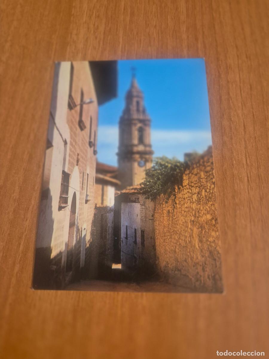 Postales: POSTAL,TRONCHON (TERUEL) IGLESIA PARROQUIAL. TORRE RENACESTISTA CIRCULADA.