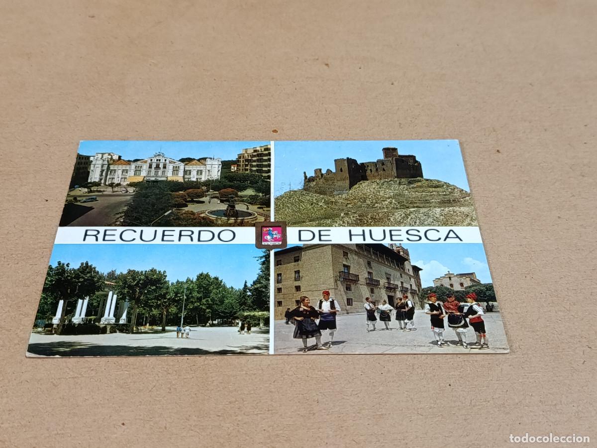 Postales: HUESCA - POSTAL HUESCA - CASINO - C&Iacute;RCULO OSCENSE - CASTILLO-ABAD&Iacute;A DE MONTEARAG&Oacute;N...