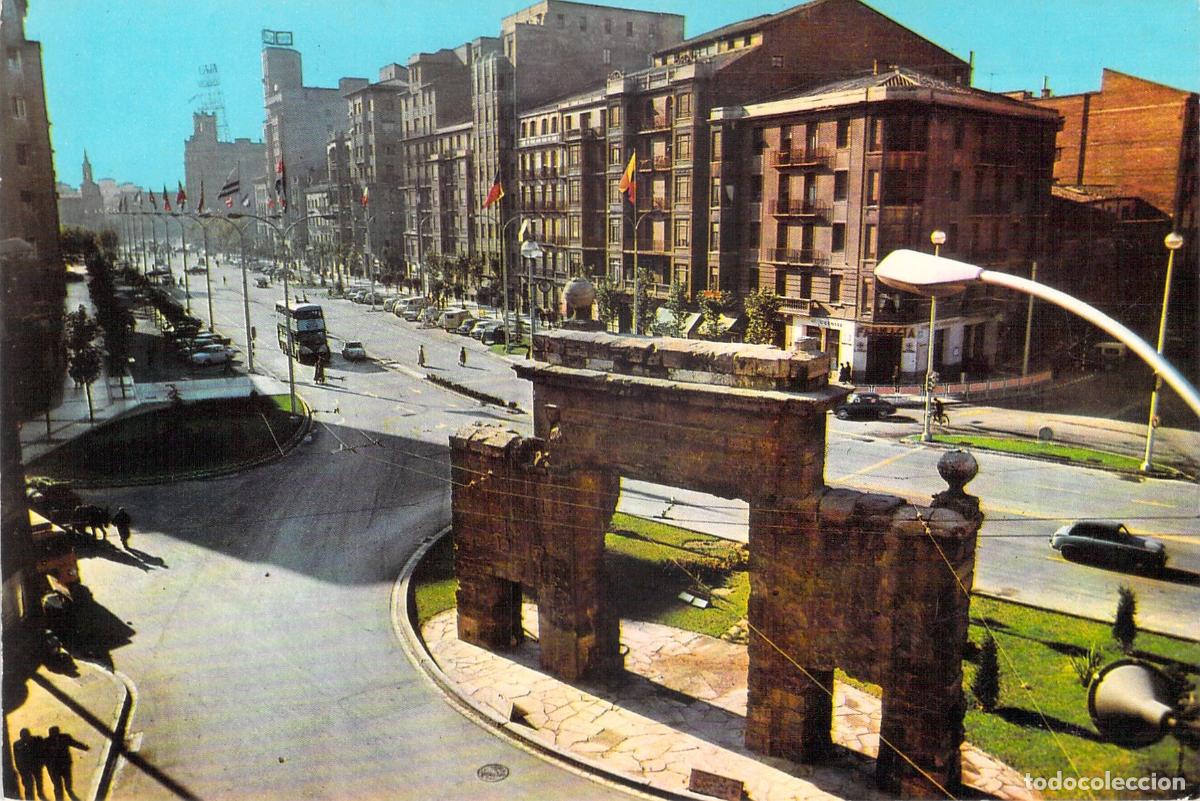 Postales: Postal Zaragoza Puerta del Carmen y Avenida Pamplona
