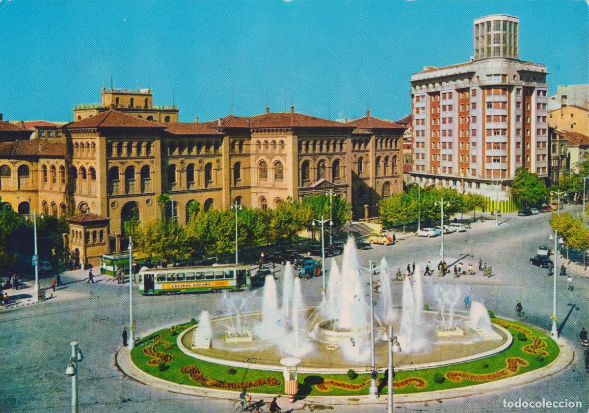 Postales: ZARAGOZA, PLAZA DEL PARAISO Y FACULTAD DE MEDICINA &ndash; EDICIONES ARRIBAS N&ordm;2016 &ndash; S/C