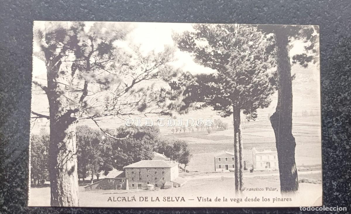 Postales: FOTO POSTAL DE ALCALA DE LA SELVA - TERUEL - VISTA DE LA VEGA DESDE LOS PINARES - ED. FRANCISCO VILA