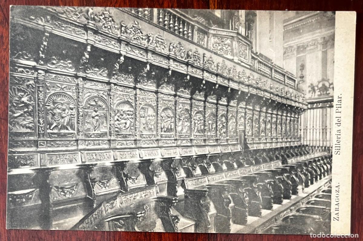 Postales: ZARAGOZA, SILLERIA DEL PILAR, LACOSTE, COLECCION ESPA&Ntilde;A MONUMENTAL E HISTORICA SERIE XIV N&ordm; 82