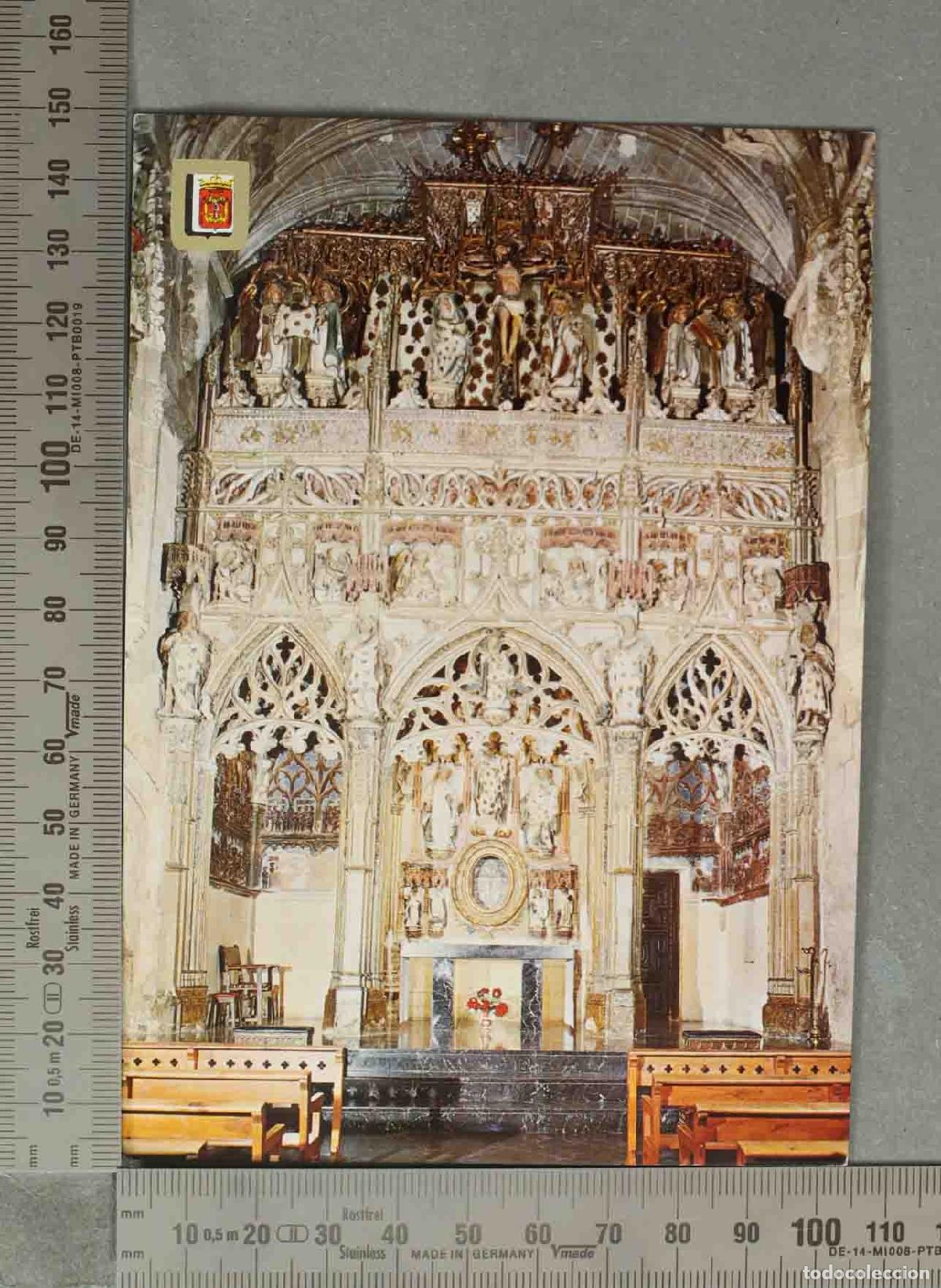 Postales: POSTAL. Daroca - Retablo Mayor de la Iglesia de Santa Mar&iacute;a de los Sagrados Corporales