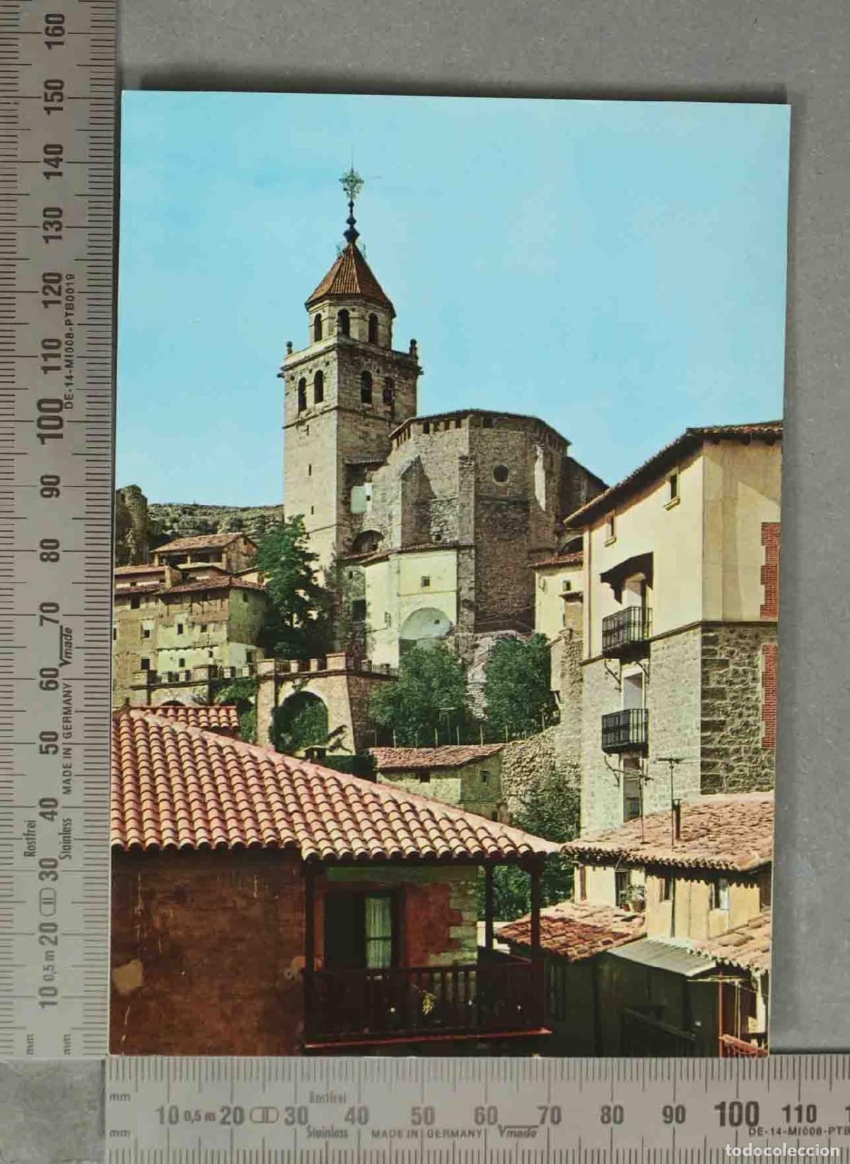 Postales: POSTAL. Albarrac&iacute;n - Vista parcial y catedral - Ediciones Sicilia