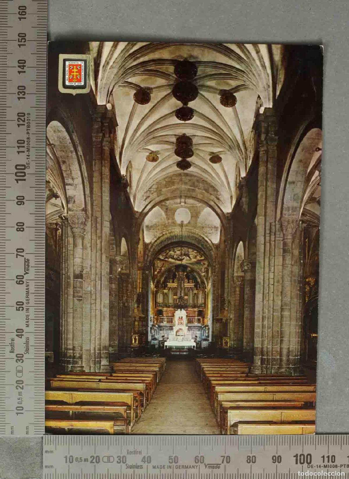 Postales: POSTAL. Jaca - Catedral - Nave central siglo XI. Bovedas siglo XVI
