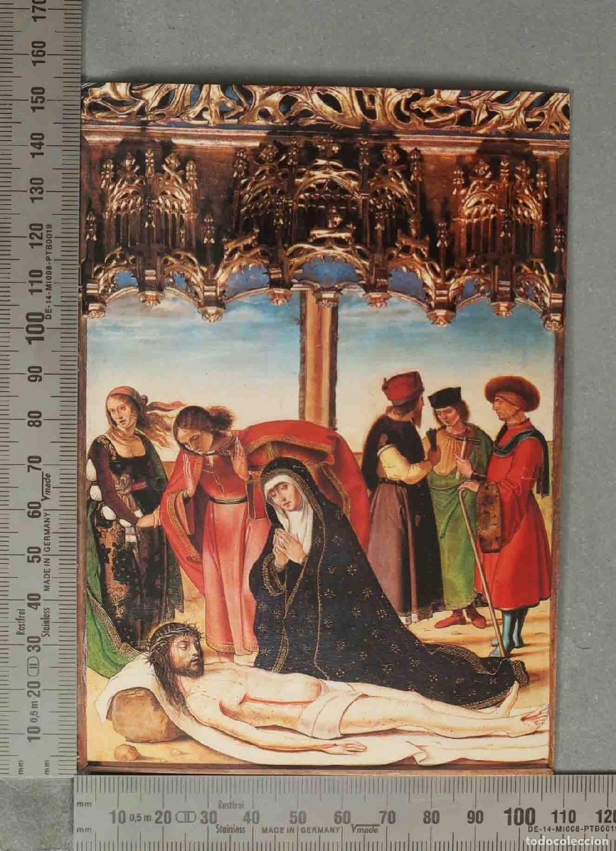 Postales: POSTAL. Bolea (Huesca) - Colegiata - Retablo Mayor - Descendimiento - Ed. Amigos
