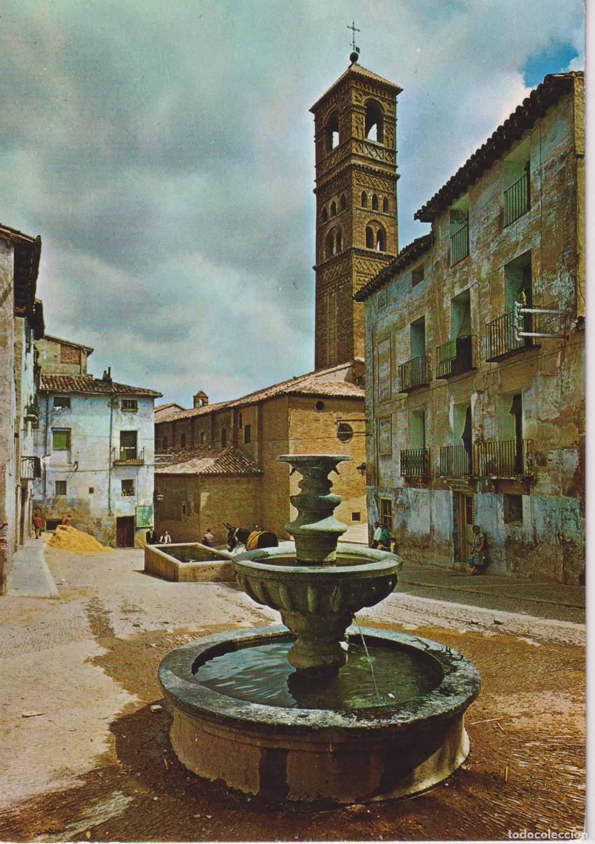 Postales: TARAZONA (ZARAGOZA) PLAZA Y TORRE DE LA MAGDALENA - EDICIONES SICILIA N&ordm;9 - S/C