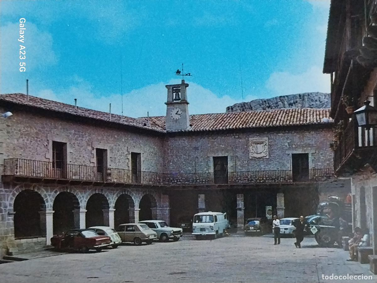 Postales: ALBARRACIN TERUEL PLAZA GENERALISIMO ED SICILIA 17 SC ORIGINAL ANIMADA COCHES CLASICOS