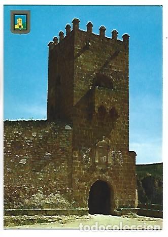 Postales: TORRE DEL HOMENAJE, SIGLO XII.- MONASTERIO DE PIEDRA.- ZARAGOZA