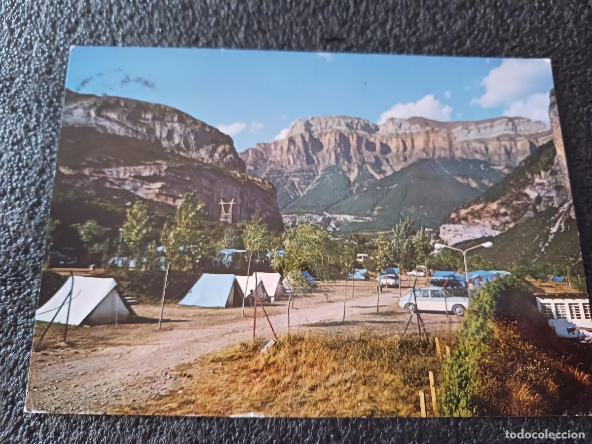 Postales: 45 torla, camping de ordesa, ed. sicilia, circulada