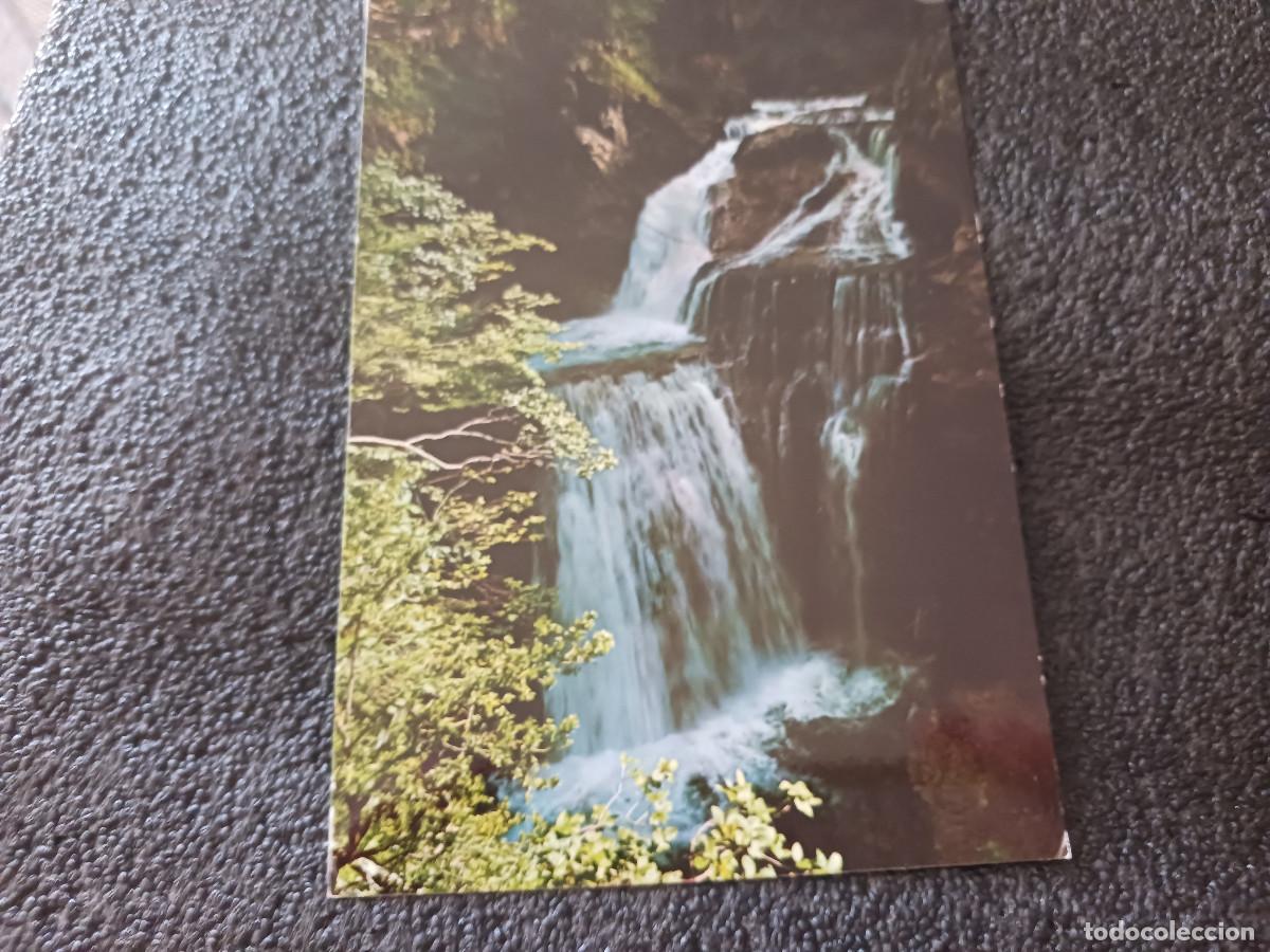 Postales: 48 parque nacional de ordesa, cascada en el rio arazas, ed. sicilia, circulada 1970