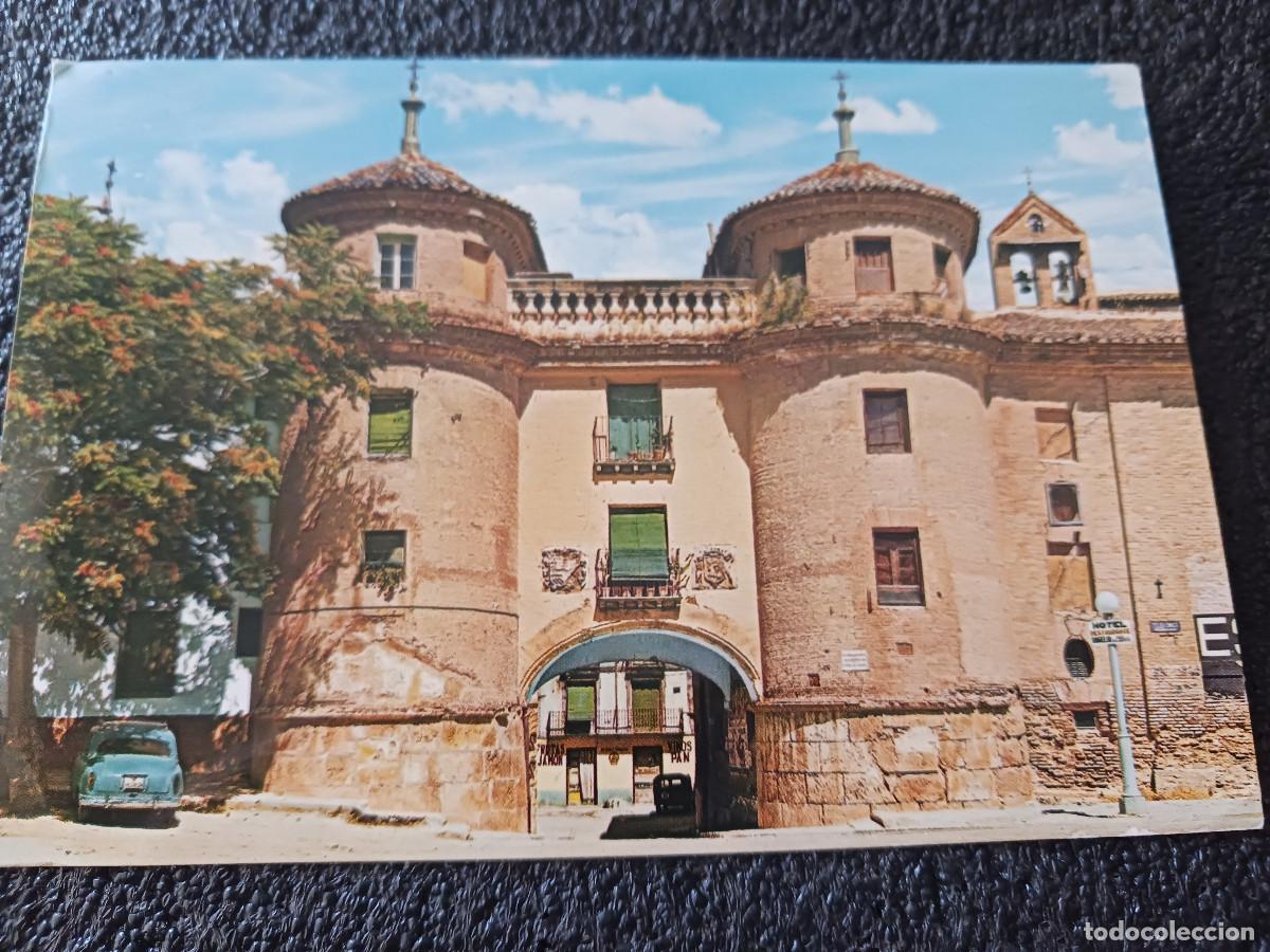 Postales: 2 calatayud puerta de terrer, ed. garrabella, circulada 1970