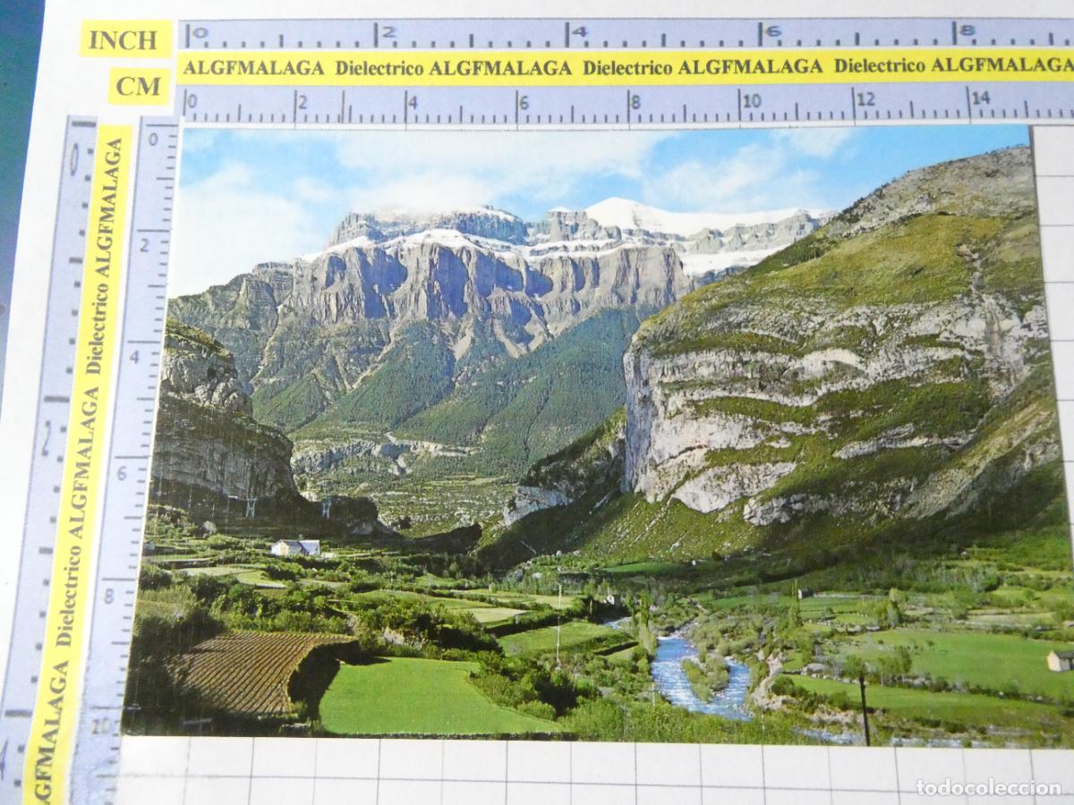 Postales: POSTAL DE HUESCA. A&Ntilde;O 1967. TORLA PANOR&Aacute;MICA CAMPING DE ORDESA 36 SICILIA. 3786