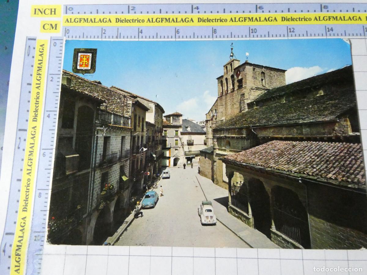 Postales: POSTAL DE HUESCA. A&Ntilde;O 1964. JACA CATEDRAL ROM&Aacute;NICA 1637 ESCUDO ORO. 3796