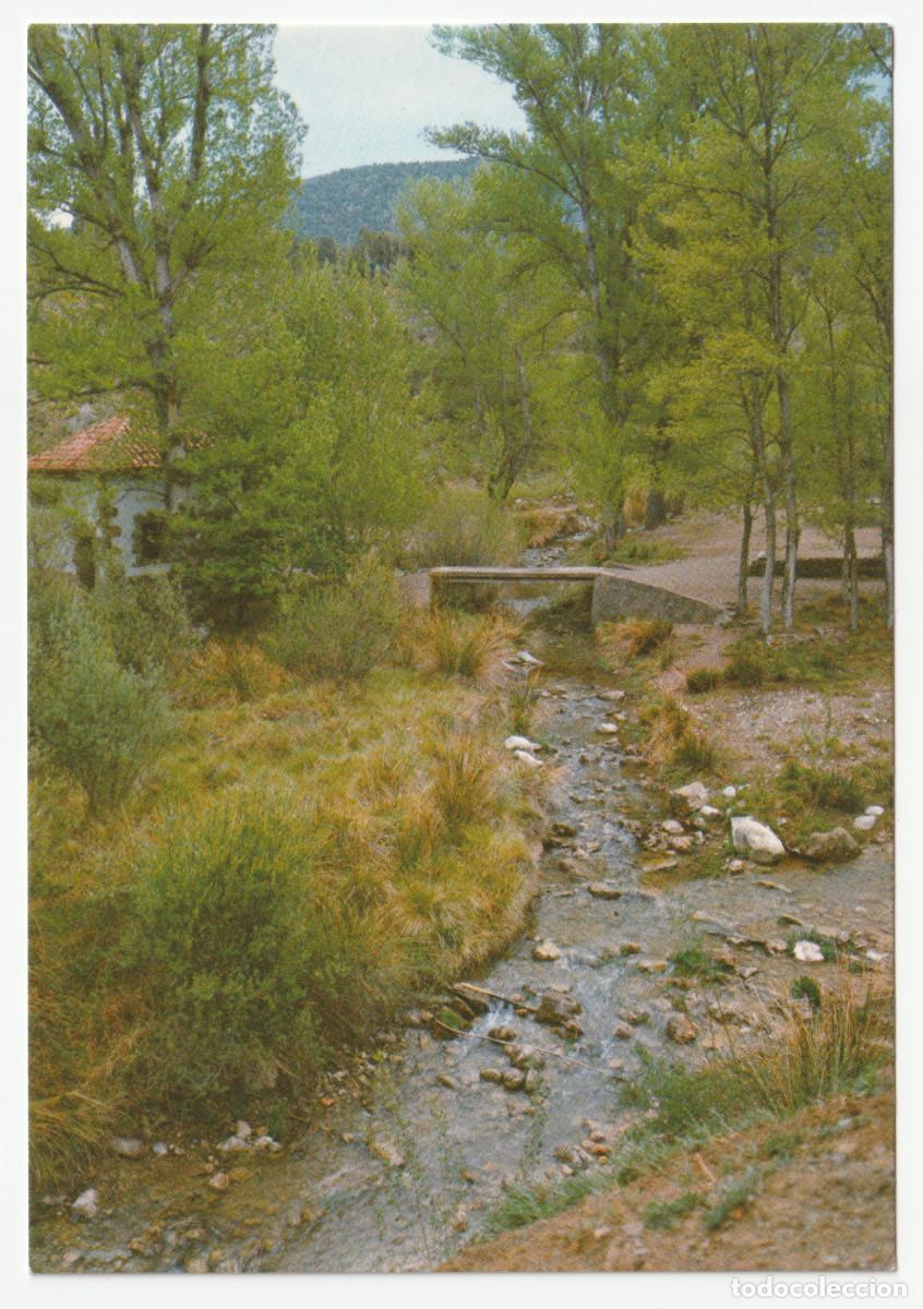 Postales: Teruel. Los cerezos. R&iacute;o Torrijos. Hotel El Para&iacute;so (Exclusivas Hermanos Ponz)