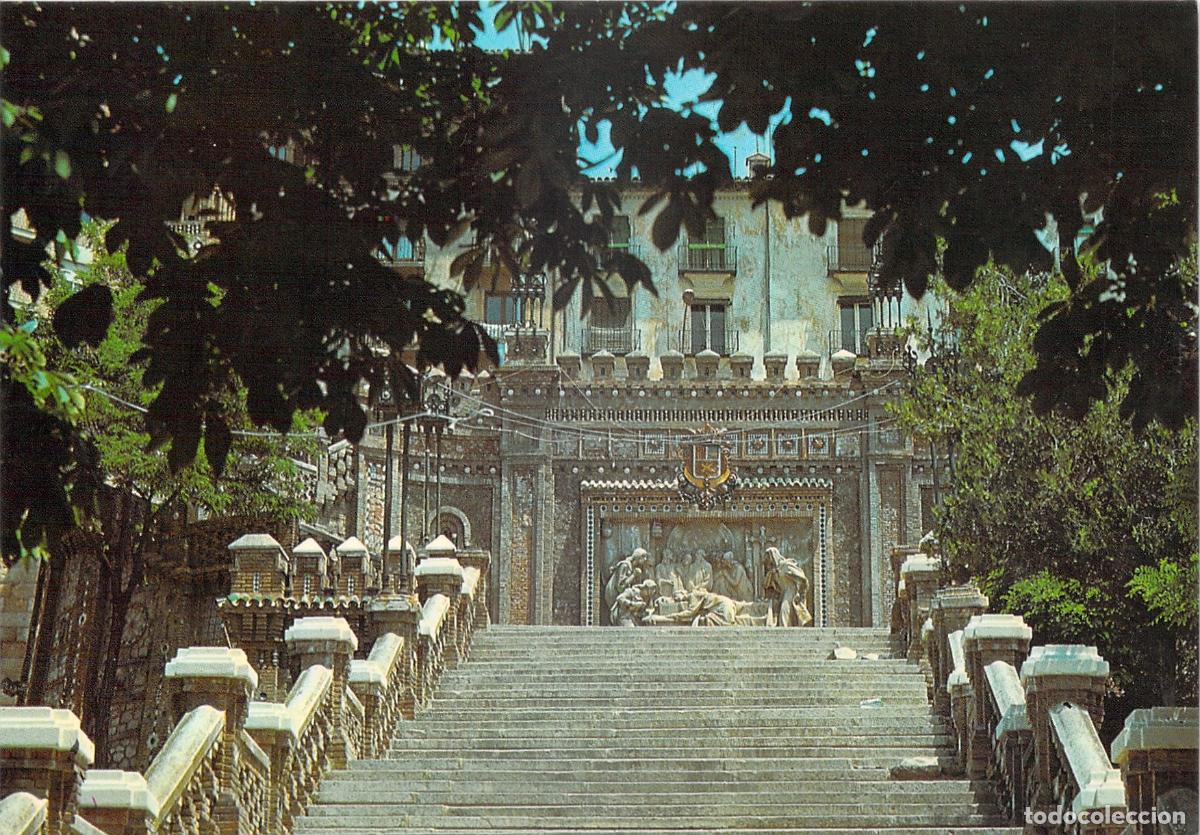 Postales: Postal de la Escalinata de los Amantes en Teruel