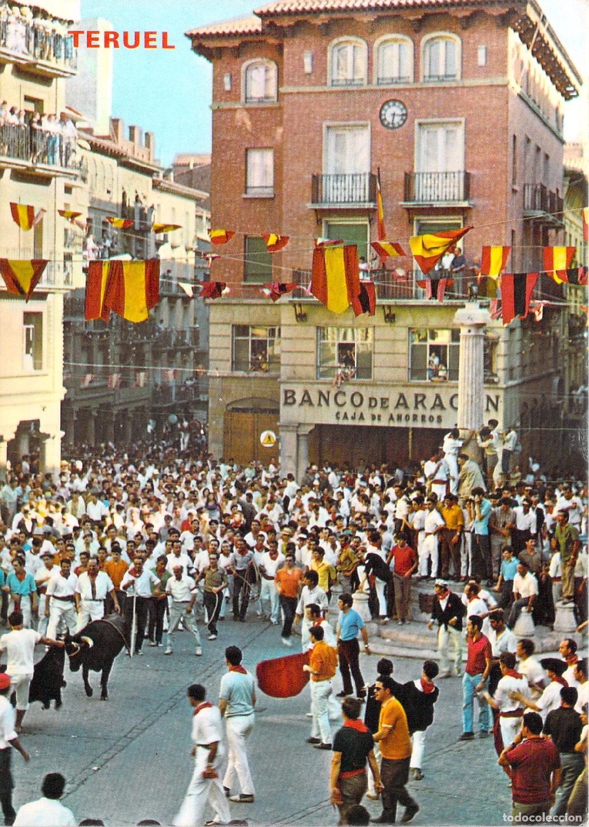 Postales: Postal Teruel Vaquilla del &Aacute;ngel Fiesta Popular Arag&oacute;n