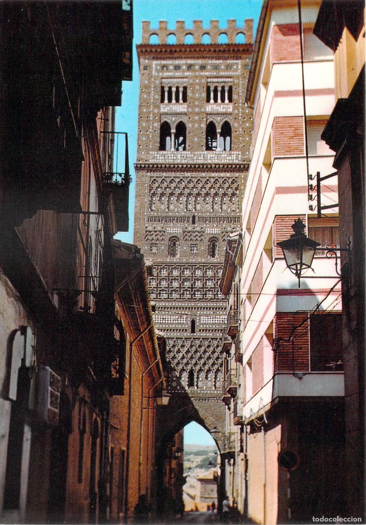 Postales: Postal de la Torre del Salvador en Teruel, Arag&oacute;n