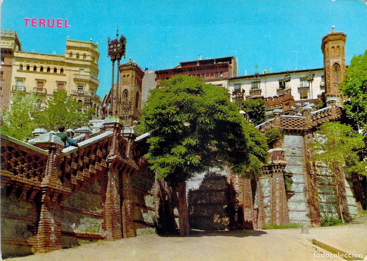 Postales: Postal de La Escalinata de Teruel, Monumento Mud&eacute;jar