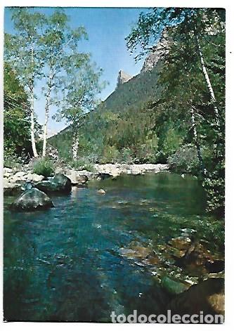 Postales: RIO ARAZAS, AL FONDO, TOZAL DEL MALLO.- PARQUE NACIONAL DE ORDESA