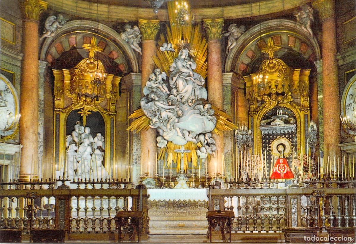 Postales: Postal de Zaragoza - Interior de la Bas&iacute;lica del Pilar y Santa Capilla