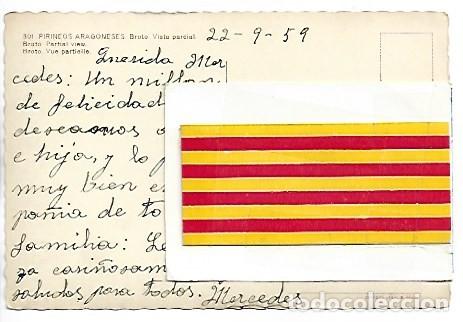 Postales: VISTA PARCIAL.- BROTO - Foto 2