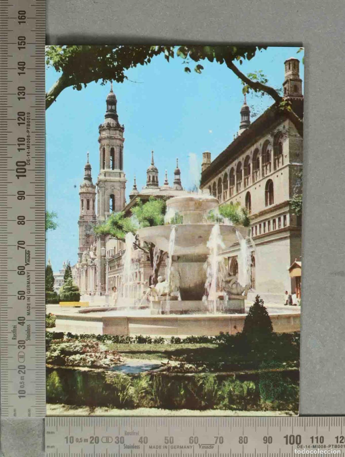 Postales: POSTAL. Zaragoza - Fuente Plaza de la Seo -