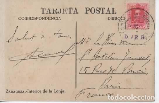 Postales: ZARAGOZA ESCRITA LA LONJA - Foto 2