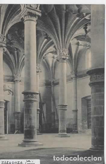 Postales: ZARAGOZA ESCRITA LA LONJA