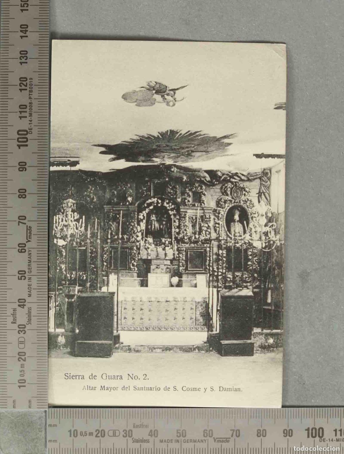 Postales: POSTAL. Sierra de Guara - Altar Mayor del Santuario de San Cosme y San Dami&aacute;n