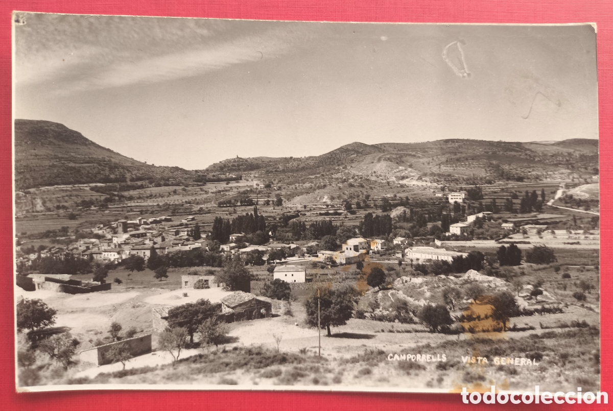 Postales: CAMPORR&Eacute;LLS POSTAL FOTOGR&Aacute;FICA FOTOGRAF&Iacute;A ORTEGA LITERA HUESCA ARAGON C. 1955