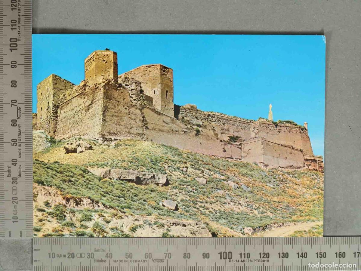 Postales: POSTAL. Monz&oacute;n - Castillo - Monumento al Sagrado Coraz&oacute;n de Jes&uacute;s