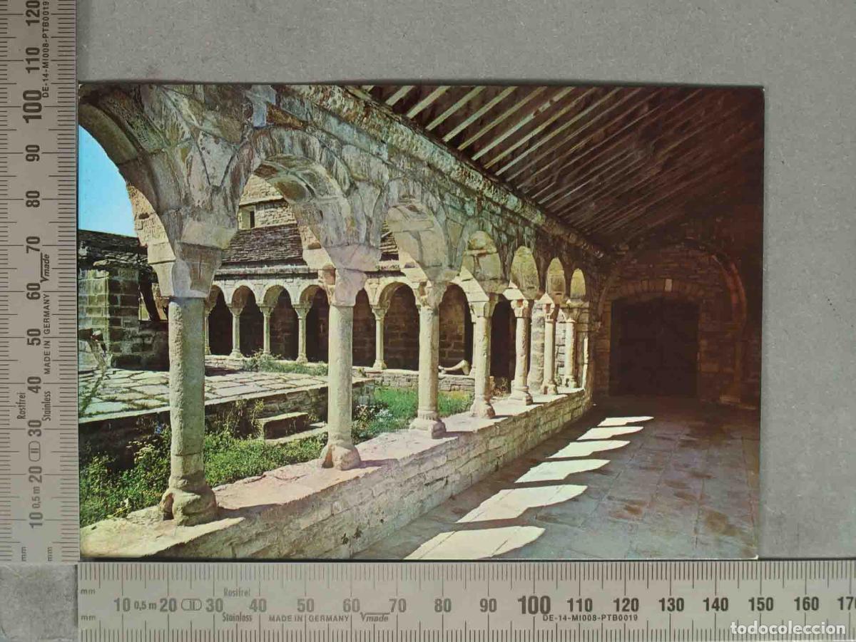 Postales: POSTAL. Claustro de la Catedral de Roda de Is&aacute;bena
