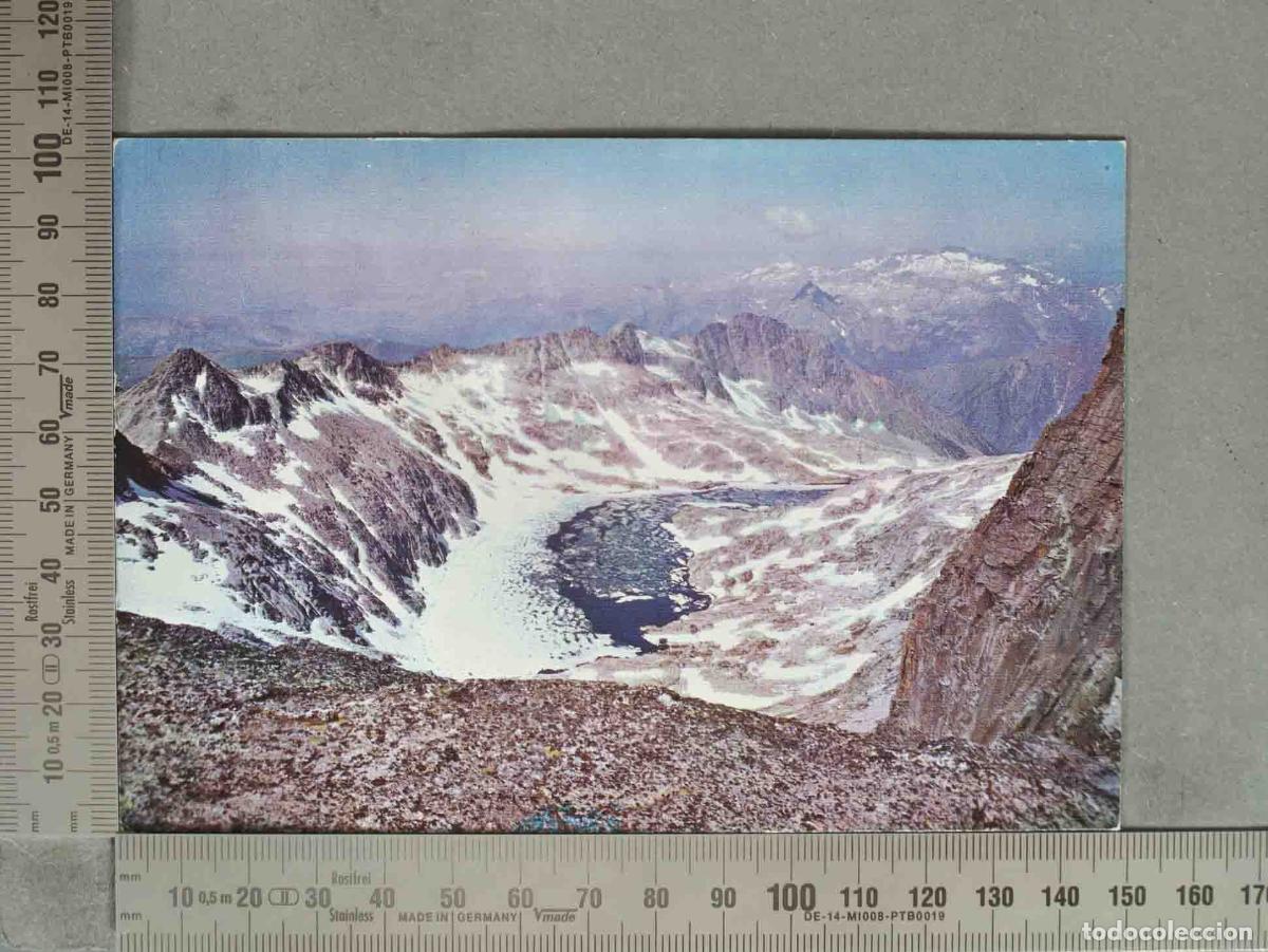 Postales: POSTAL. Lago de Creg&uuml;e&ntilde;a desde el Collado Maldito