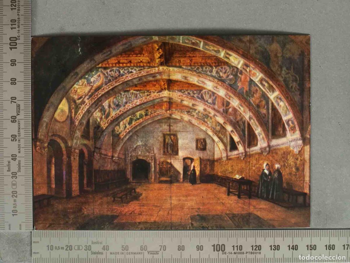 Postales: POSTAL. Villanueva de Sijena - Pinturas de la Sala Capitular - Real Monasterio