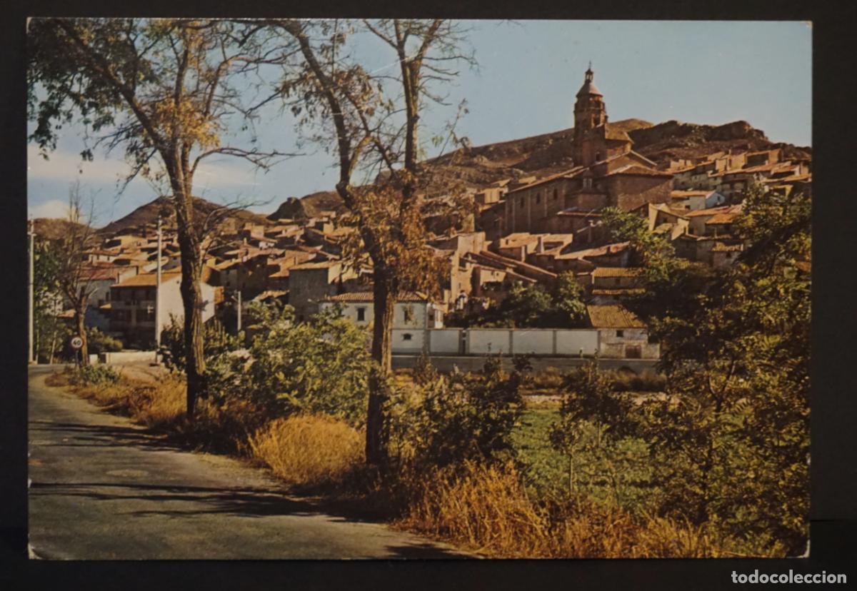 Postales: Oliete (Teruel) Vista parcial, postal circulada con sello y matasellos, editada el a&ntilde;o 1971