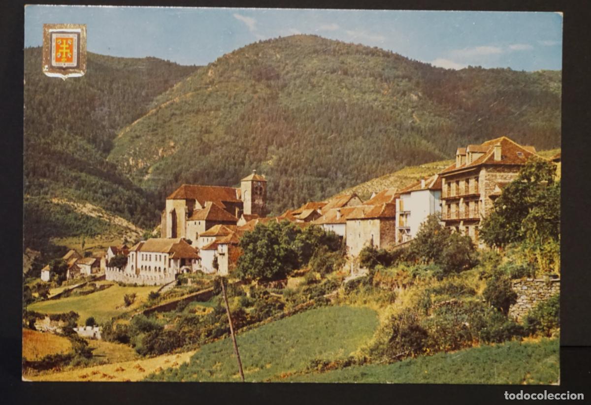 Postales: Anso (Huesca), postal circulada el a&ntilde;o 1971 con sello y matasellos de Jaca