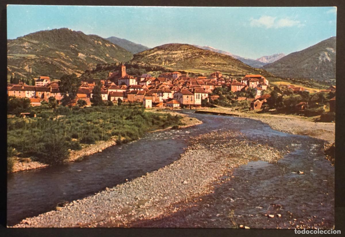 Postales: Hecho (Huesca), Vista General, postal si circular editada el a&ntilde;o 1964