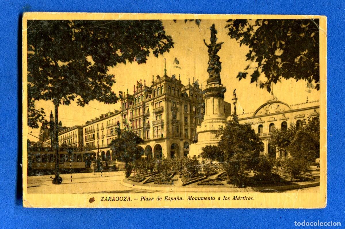 Postales: POSTAL CIRCULADA ZARAGOZA EDITA HAUSER Y MENET