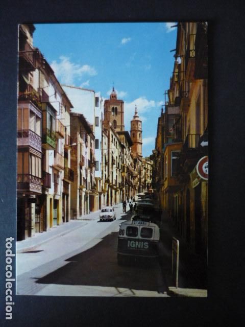 Postales: ALCA&Ntilde;IZ TERUEL CALLE MAYOR Y TORRES DE LA EX-COLEGIATA