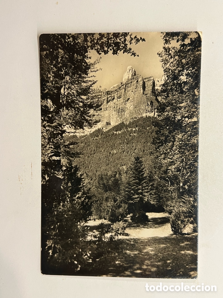 Postales: ORDESA (Huesca) Postal PE&Ntilde;A FRAUCATA EN EL CAMINO SOASO. Zerkowitz (h.1950?) S/C
