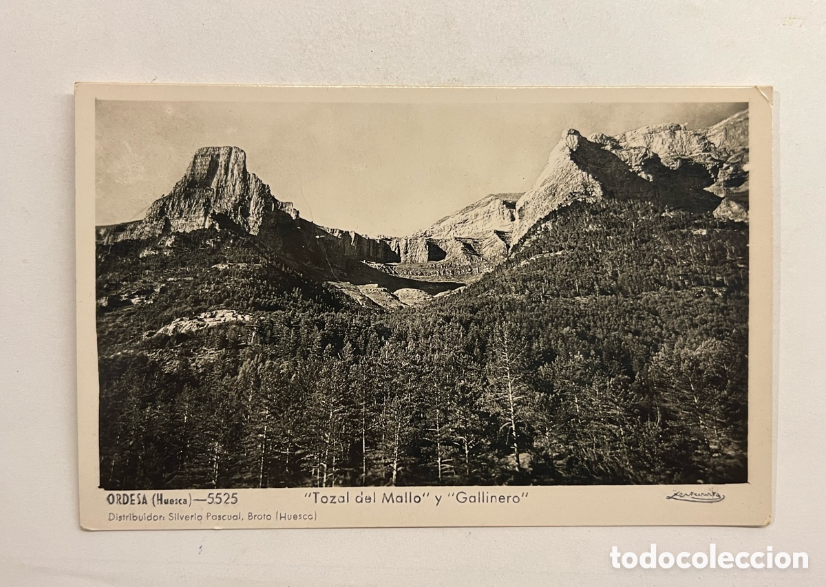 Postales: ORDESA (Huesca) Postal No.5525, TOZAL DEL MALLO Y GALLINERO, ZERKOWITZ.. (h.1950?) S/C