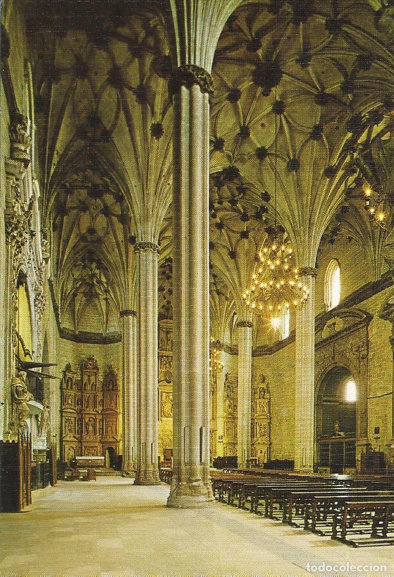 Postales: Barbastro. Interior Catedral. Estilo G&oacute;tico. 12. Ediciones Sicilia. Postal. 10x15 cm.